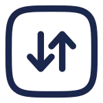 Square Sort Vertical SVG Icon